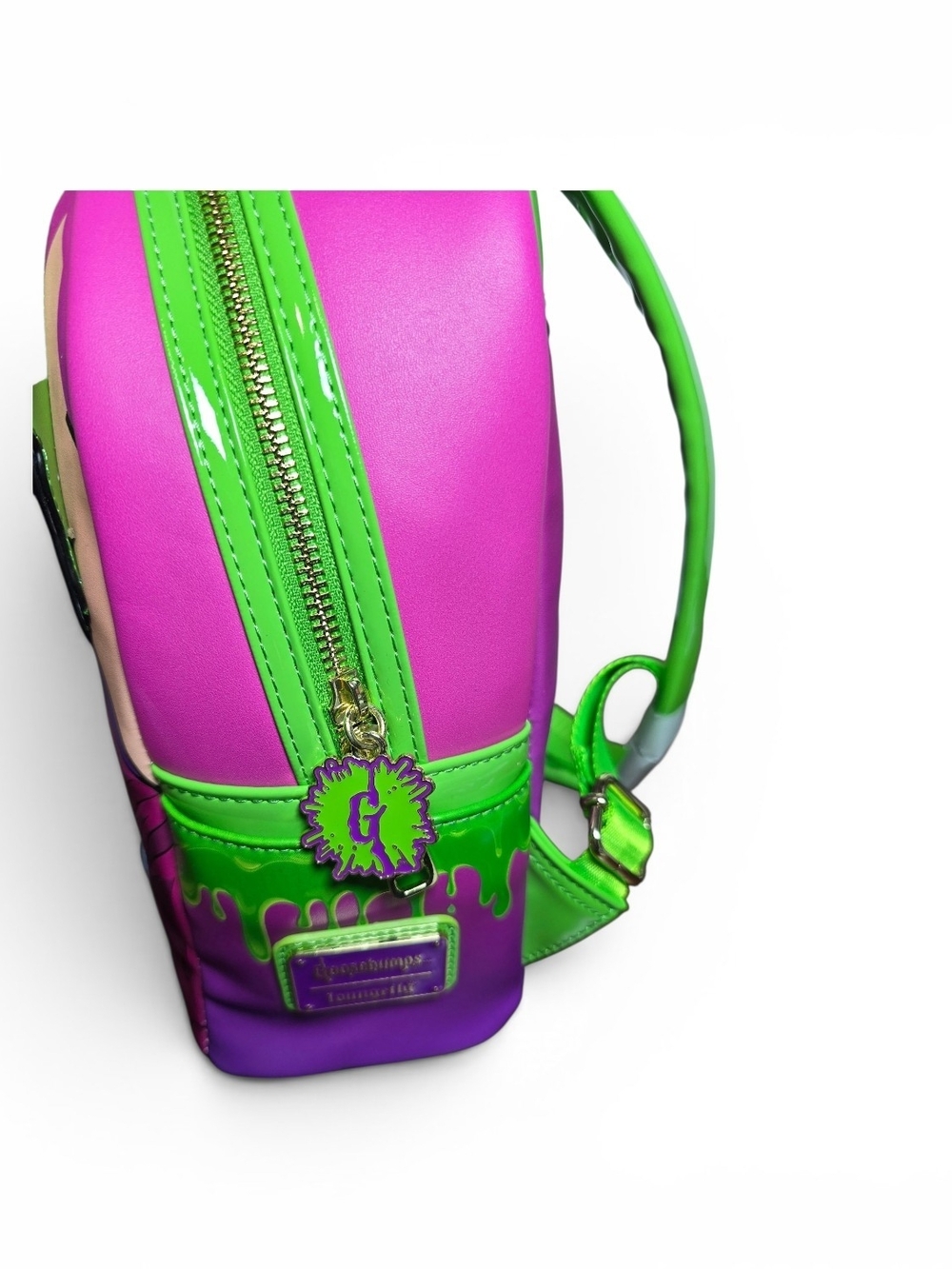 Loungefly Goosebumps Haunted Mask Glow in the Dark Mini Backpack NWT - Picture 6 of 7